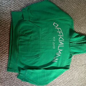 Official Man Green Hoodie